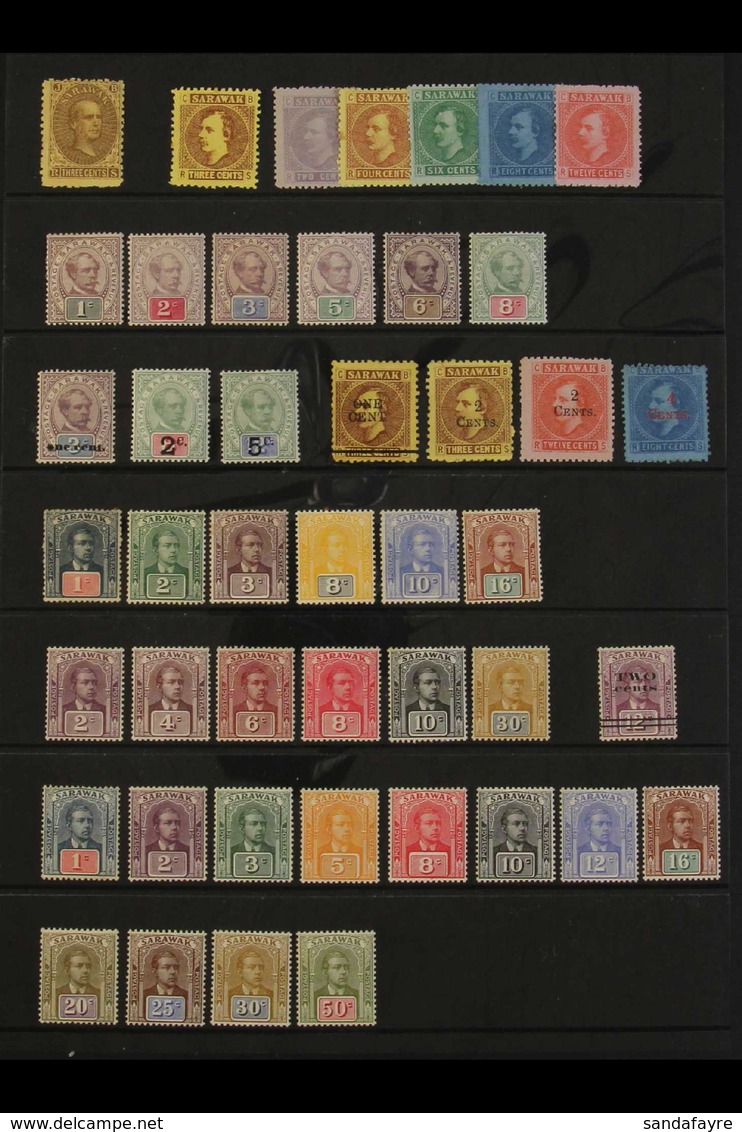 1869 - 1950 FINE MINT SELECTION  Fresh And Attractive Range Of Stock Leaves Including Complete Sets And Better Values In - Sarawak (...-1963)