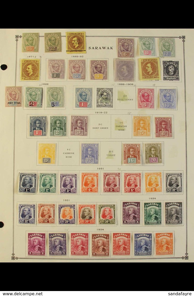 1871-1959 ATTRACTIVE MINT COLLECTION CAT £1250+  A Most Useful Range With Many "Better" Values & Sets Presented On "busy - Sarawak (...-1963)