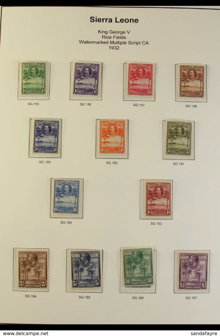 1903-1905 ATTRACTIVE MINT COLLECTION CAT £850+  On Hingeless Pages, Inc 1903 Set To 1s (ex 2½d & 3d), 1904-05 Vals To 2s - Sierra Leone (...-1960)