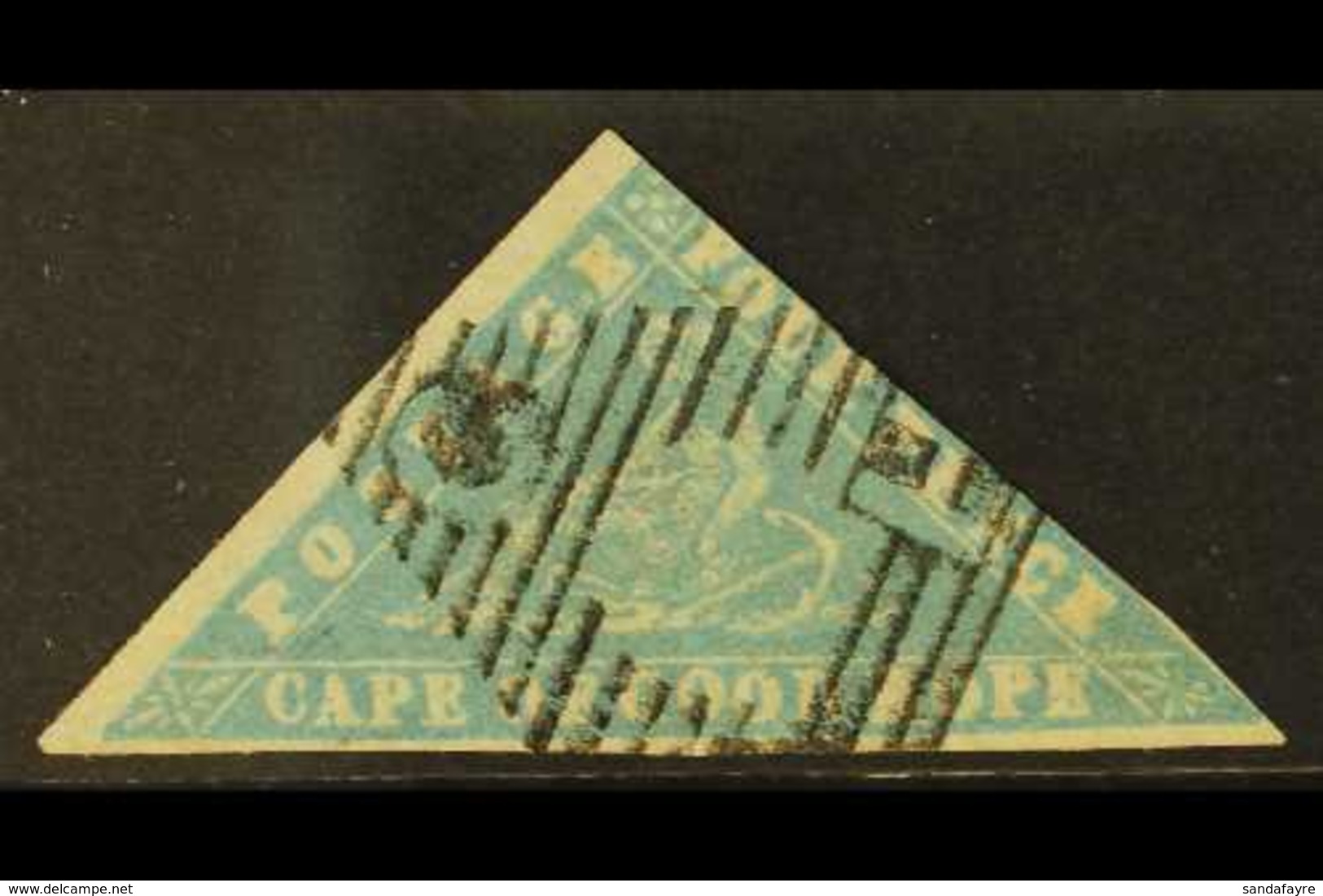 CAPE OF GOOD HOPE  1861 4d Pale Milky Blue Laid Paper. SG 14, Two Clear Margins, A Good Looker With Some Small Faults. F - Ohne Zuordnung