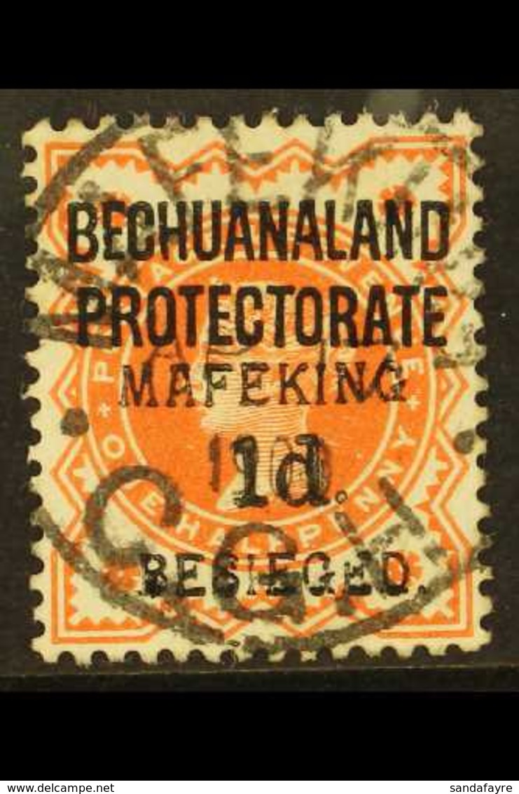 CAPE OF GOOD HOPE  MAFEKING SIEGE 1900 1d On ½d Vermilion, SG 6, Very Fine Used. For More Images, Please Visit Http://ww - Ohne Zuordnung