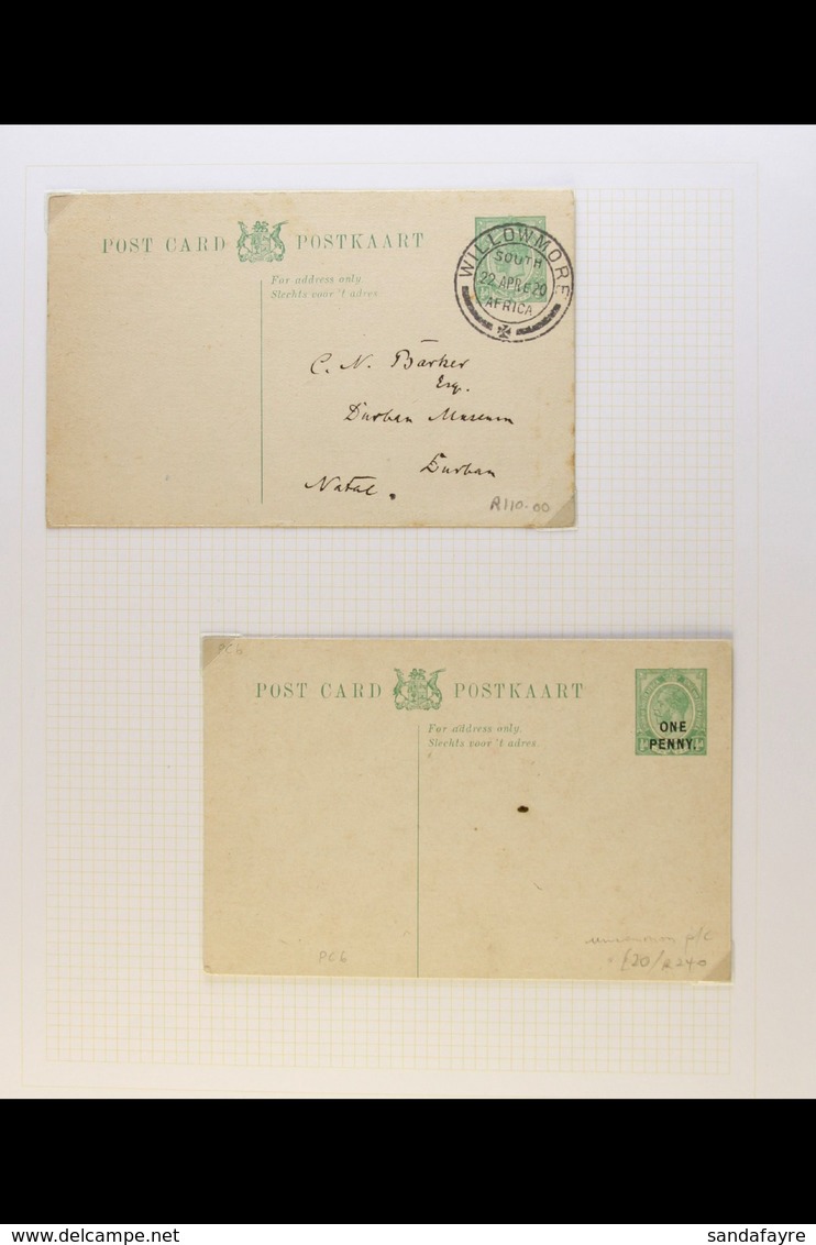 POSTAL STATIONERY  ACCUMULATION Of Used & Unused Items, We See Mint & Used ½d & 1d KGV Postcards, "ONE PENNY" Surcharge  - Ohne Zuordnung