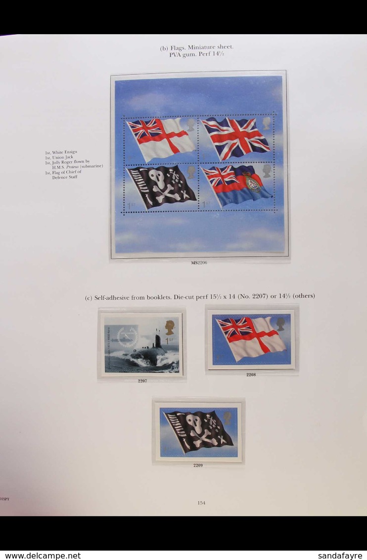 2001-2009 COMPLETE SUPERB NEVER HINGED MINT COLLECTION  In A Stanley Gibbons 'Great Britain Commemoratives And Greetings - Sonstige & Ohne Zuordnung