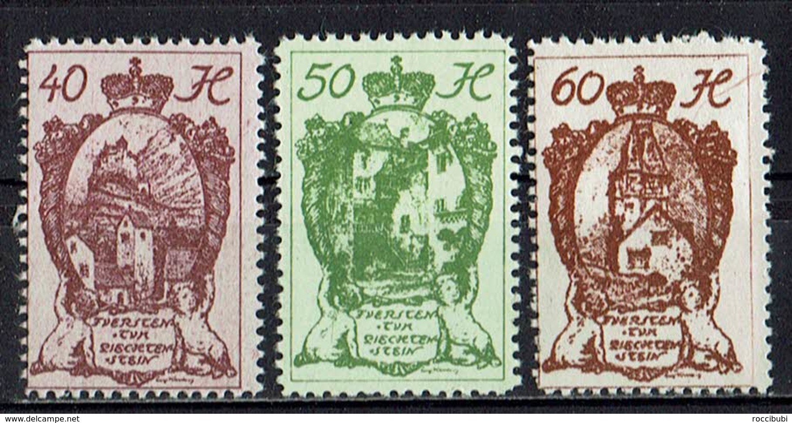 Liechtenstein 1920 // Mi. 31,32,33 ** (021..830) - Neufs