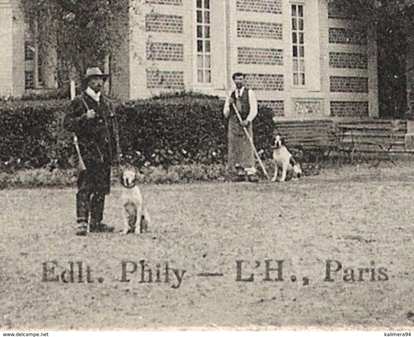 SEINE-INFERIEURE / Environs  D' YERVILLE / SAINT-MARTIN-aux-ARBRES / LE  PAVILLON  ( Chasseur Avec Son Chien De Chasse ) - Yerville