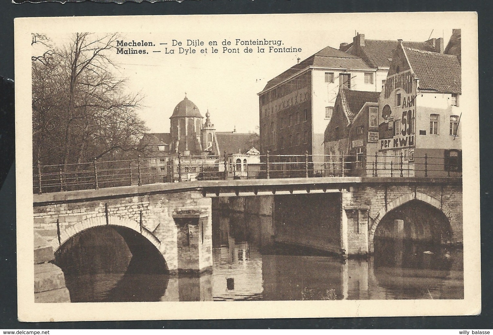 +++ CPA - MALINES  MECHELEN - La Dyle Et Le Pont De La Fontaine  // - Mechelen