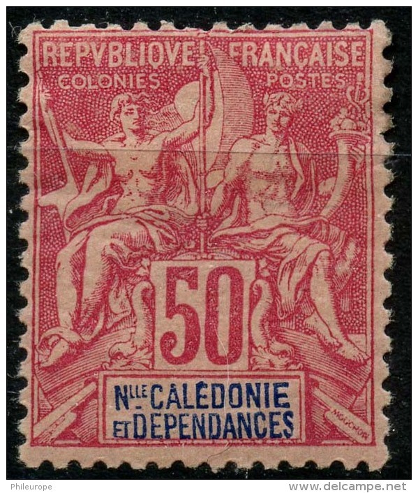 Nouvelle Caledonie (1892) N 51 * (charniere) - Ungebraucht