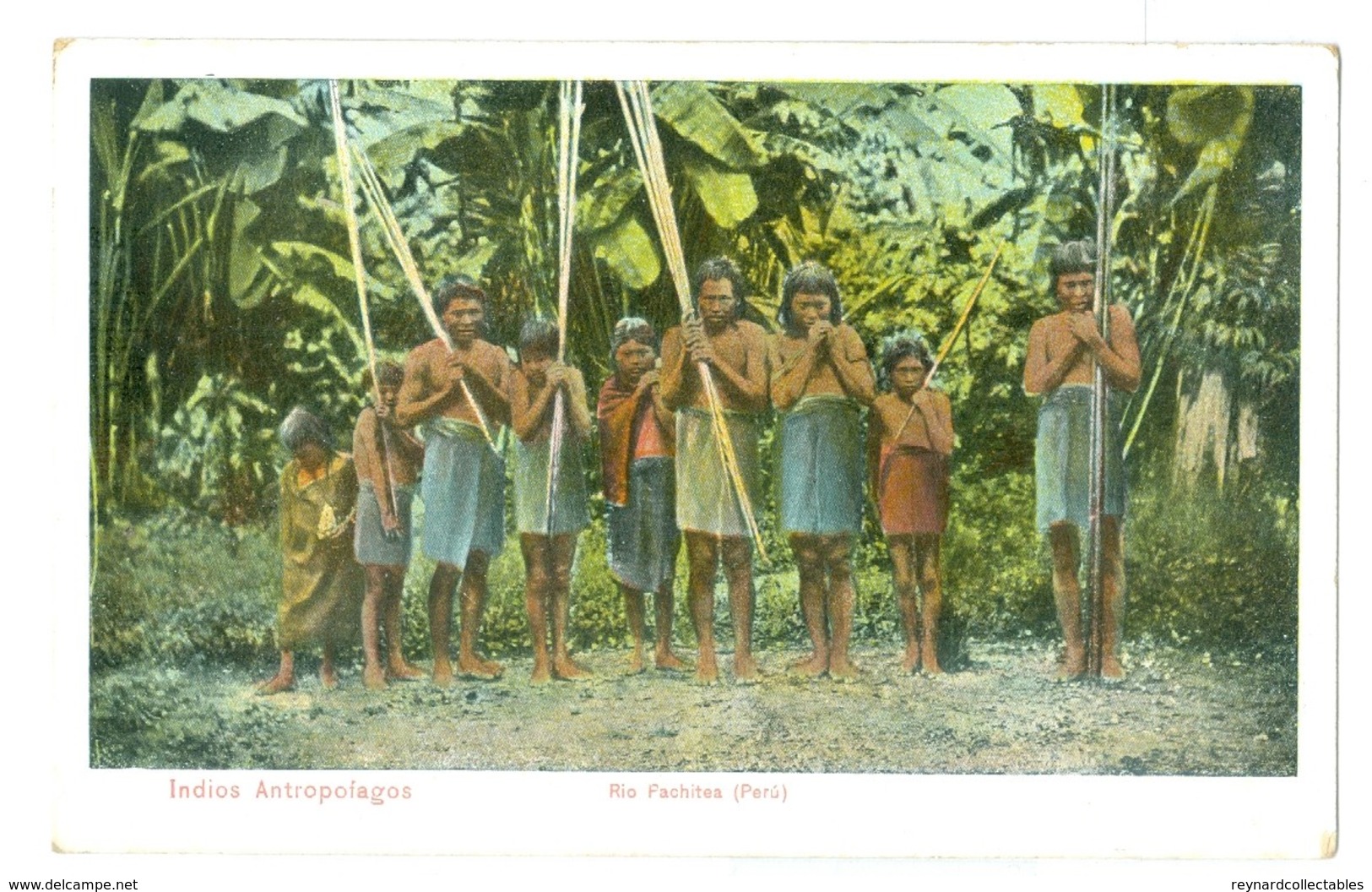 1900's, Peru, Rio Pachitea, Indios Antropofagos, Unused Pc - Pérou