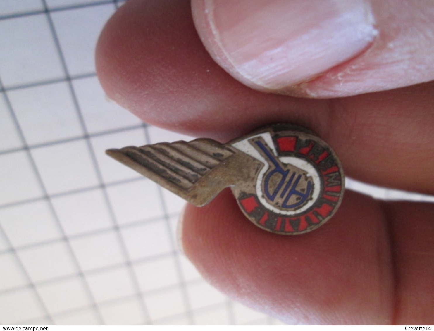 GENRE PIN'S MAIS AVEC MOLETTE QUI SE VISSE : PREMILITAIRE AIR - Army