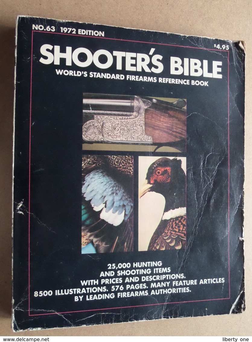 SHOOTER'S BIBLE World's Standard Firearms Reference Book ( N° 63 - Edition 1972 / Stoeger ) Older Book ! - Libros Sobre Colecciones