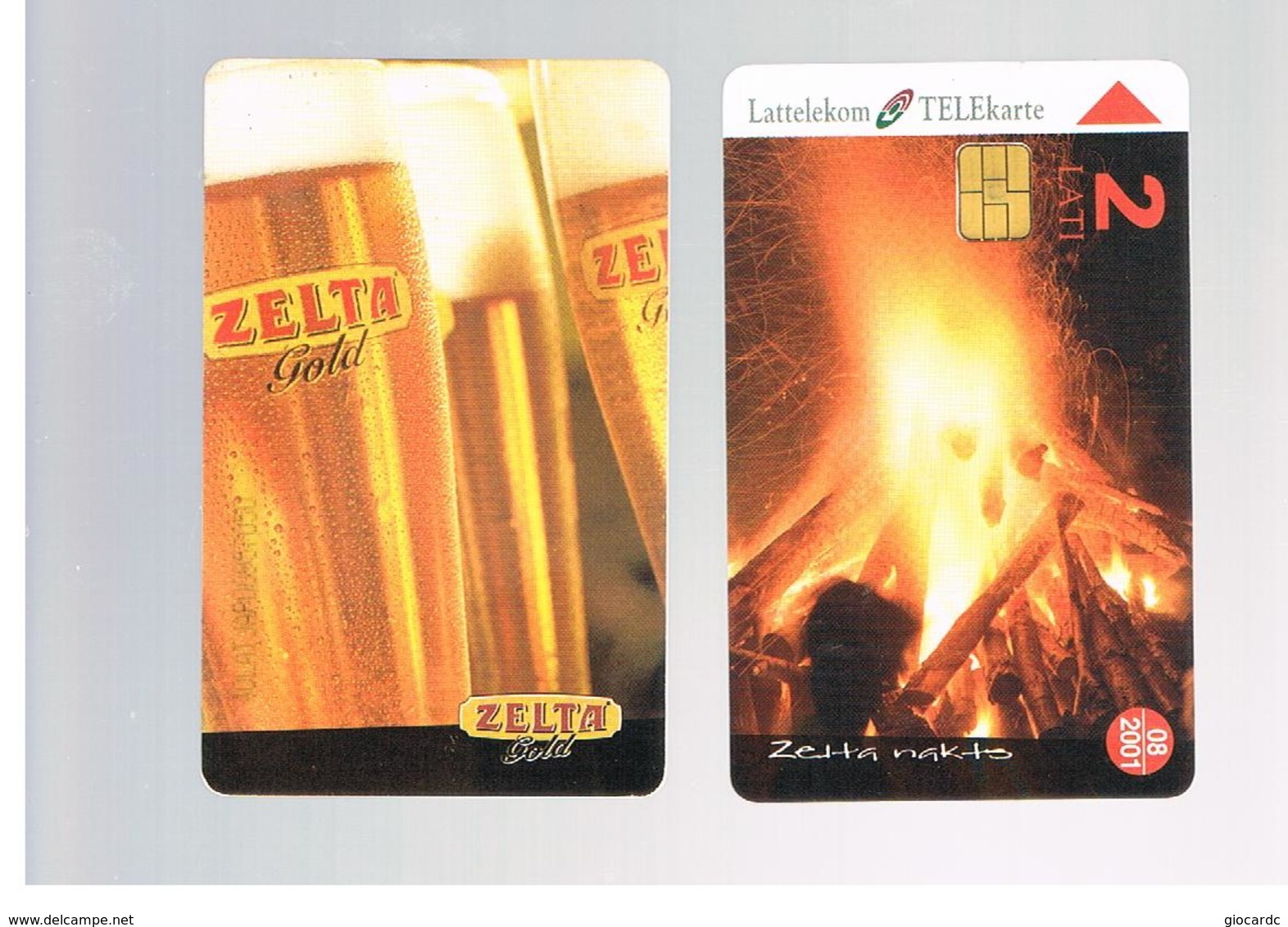 LETTONIA (LATVIA) -        2000 BIER ZELTA GOLD, GOLDEN NIGHT     -  USED - RIF. 10599 - Lettonia