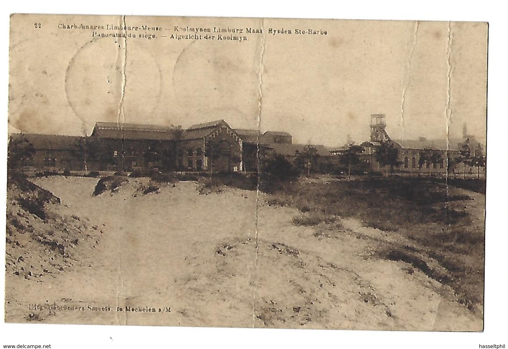 Eysden St. Barbe Koolmijnen "Limburg-Maas" Algezicht Der Koolmijn - Maasmechelen