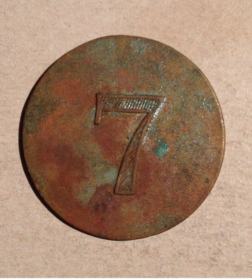 TOKEN JETON GETTONE CONFRATERNITA DEL SS. SACRAMENTO BESANA 7 - Monetary/Of Necessity