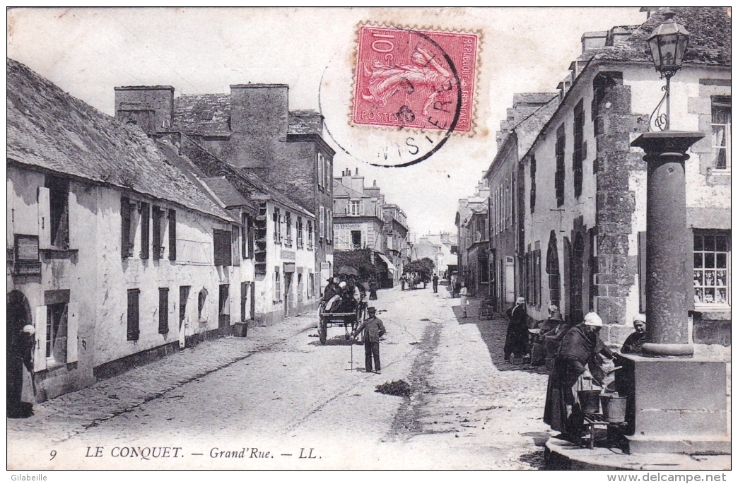 29 - Finistere -  LE CONQUET -  Grand Rue - Le Conquet