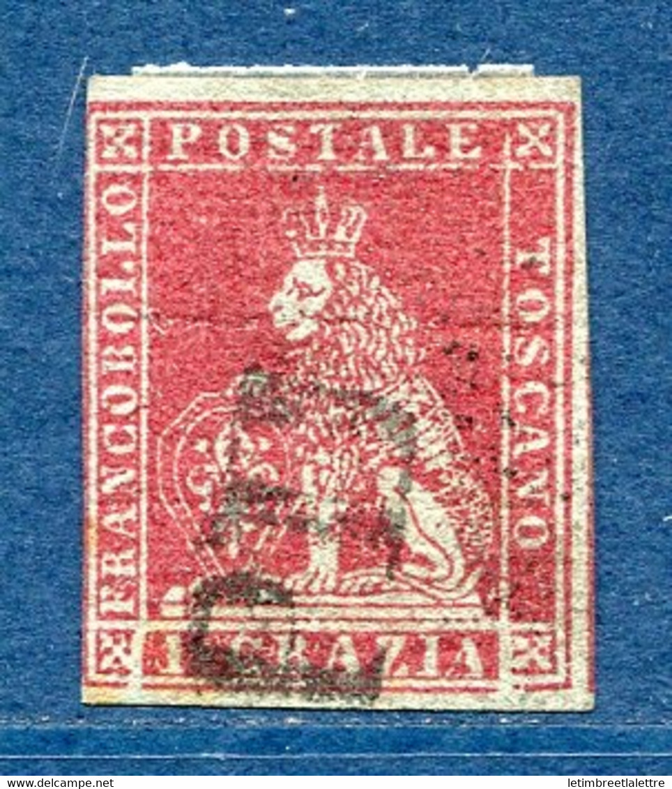 ⭐ Italie - Toscane - YT N° 4 - Oblitéré - 1851 ⭐ - Toscane