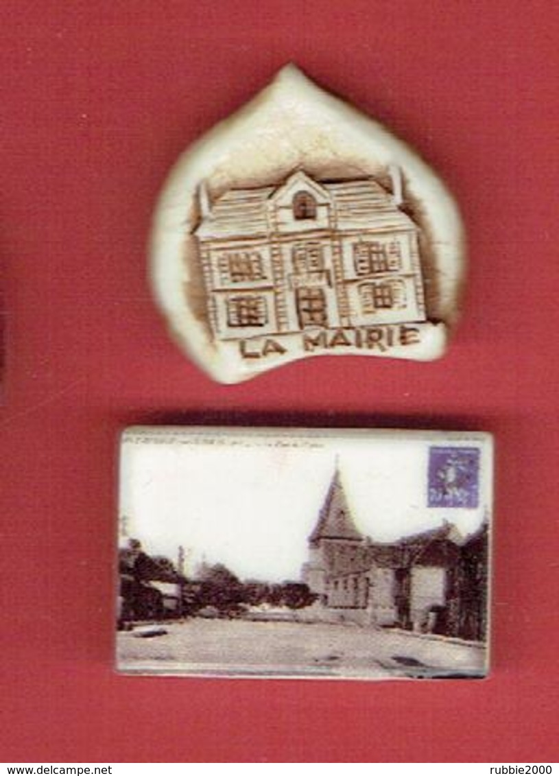 LOT 2 FEVES DE SAINT GEORGES SUR EURE EN EURE ET LOIR LA MAIRIE ET CARTE POSTALE ANCIENNE - Länder