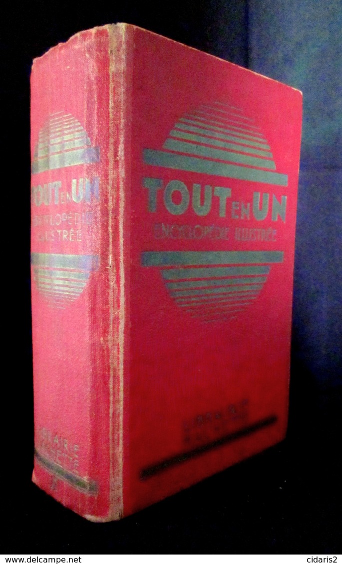 TOUT En UN (Encyclopédie Des Connaissances Humaines) Science Litterature Droit Histoire Art Cuisine Sport 1921 1ère Ed. - Woordenboeken