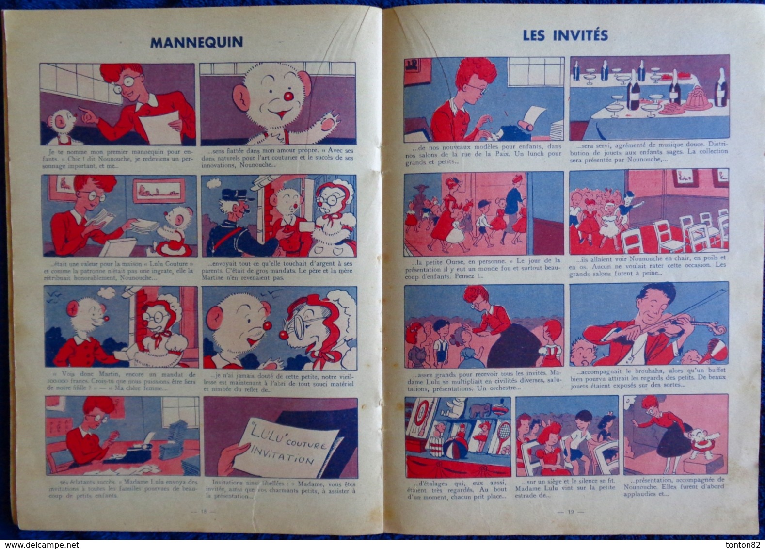 NOUNOUCHE  Couturière - Textes & Dessins De Durst - Éditions Des Enfants De France - ( 1952 ) . - Sonstige & Ohne Zuordnung