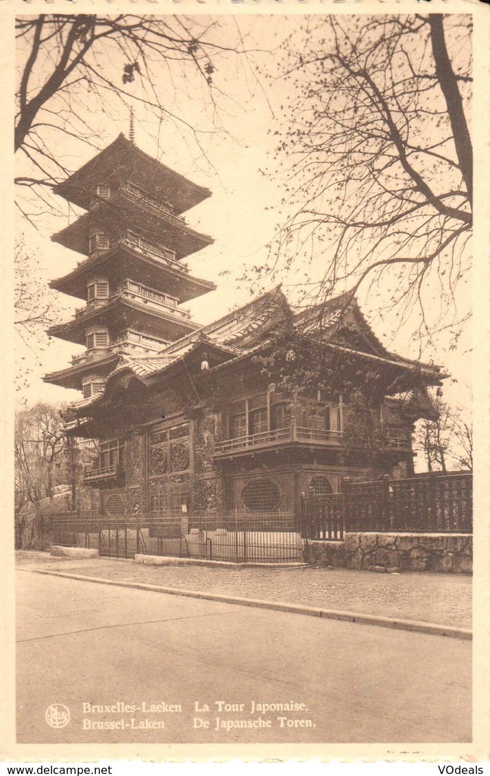 Bruxelles - CPA - Brussel - Laeken - La Tour Japonaise - Laeken