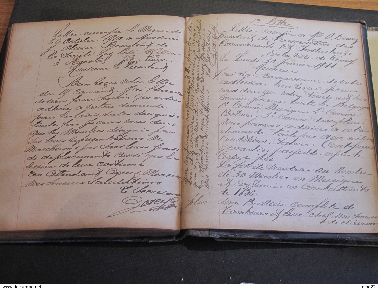 LES R'JETTONS DES COMBATTANTS DE 1830 - LIEGE De 1908 à 1911 Et 1923 à 1924. 2 Registres - Manuscritos