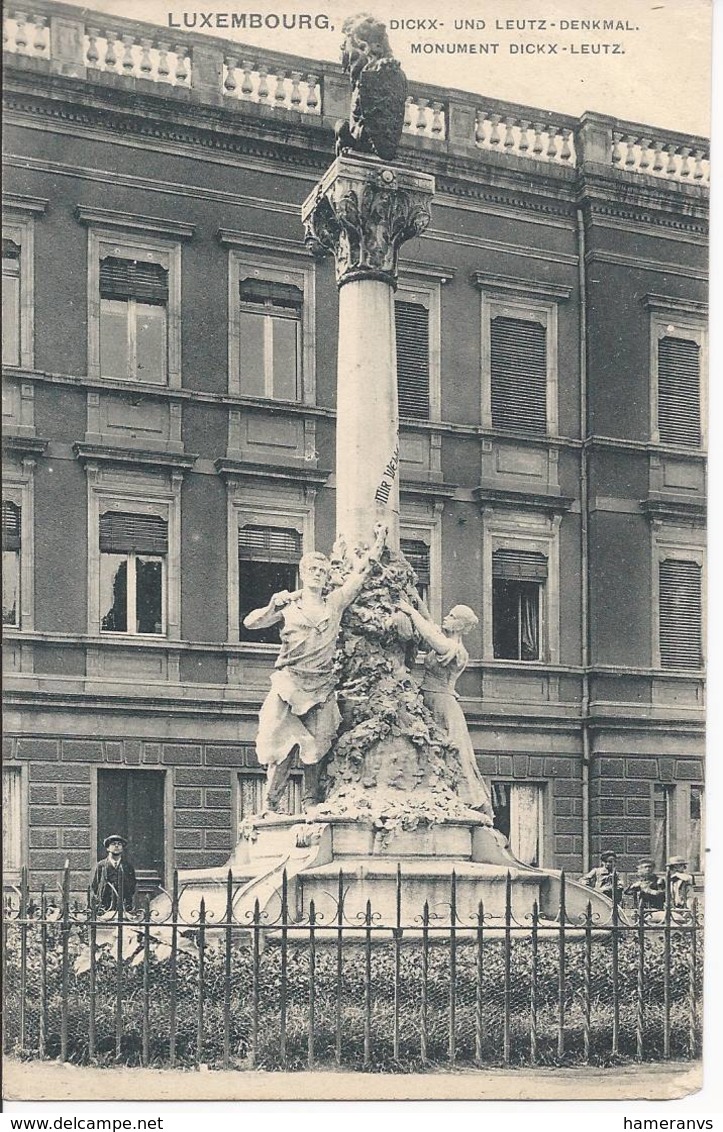 Luxembourg - Dickx Und Leutz Denkmal - HP1281 - Lussemburgo - Città