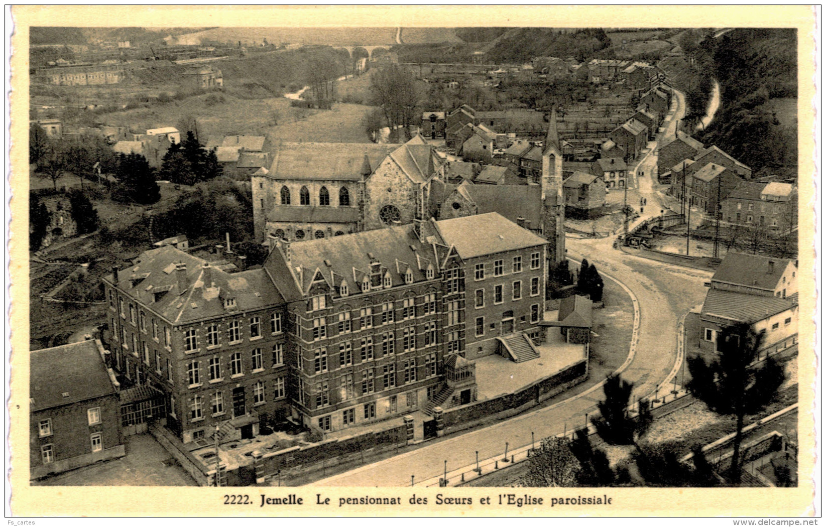 Jemelle   Le Pensionnat Des Soeurs Et L'Eglise - Rochefort