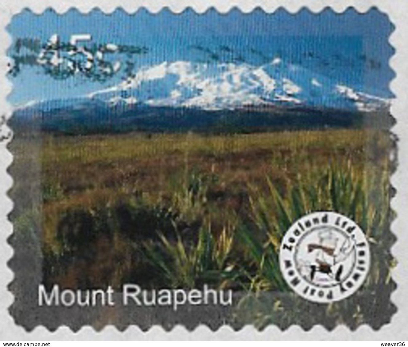 New Zealand - Fastway Post 2005 Mountain Scenes 45c Mount Ruapehu Good/fine Used [37/30621/UD] - Other & Unclassified