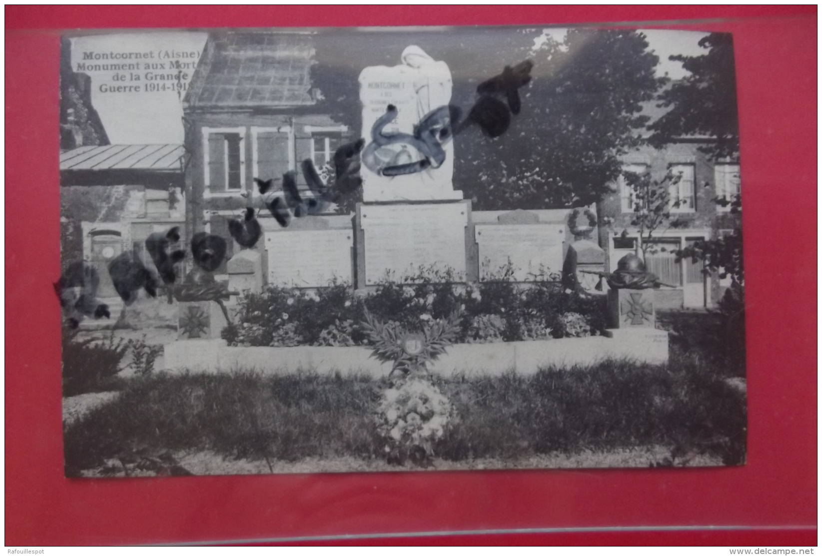 Cp Montcornet Monument Aux Morts - Monumentos A Los Caídos