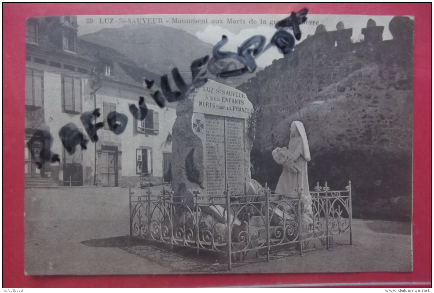 Cp  Luz St Sauveur   Le  Monument Aux  Morts - Monumentos A Los Caídos