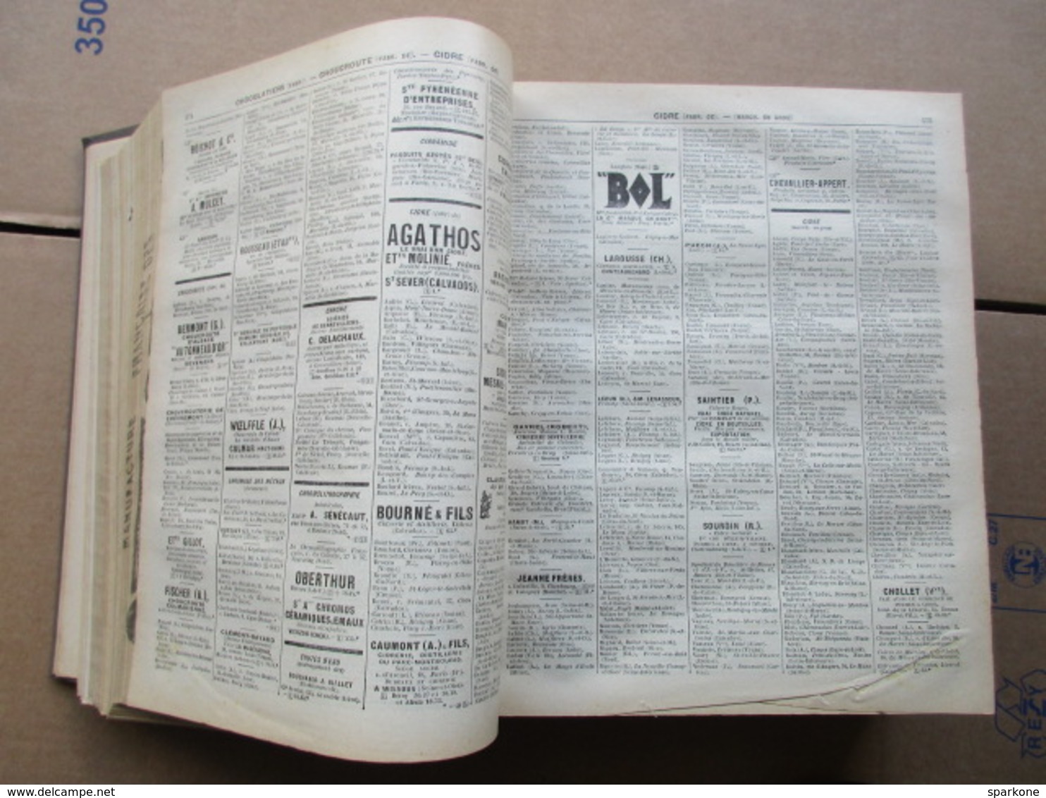 Annuaire du Commerce / Didot-Bottin / Départements + Professions et France d'Outre Mer de 1940