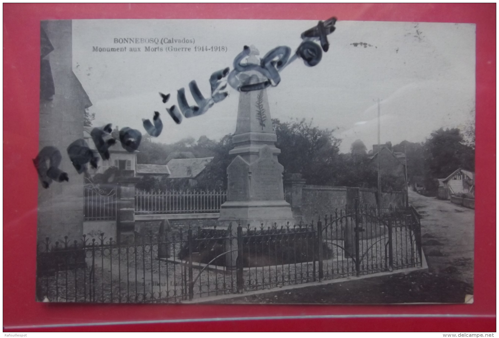 Cp  Bonnebosq  Monument Aux Morts  N 826 - Monumentos A Los Caídos