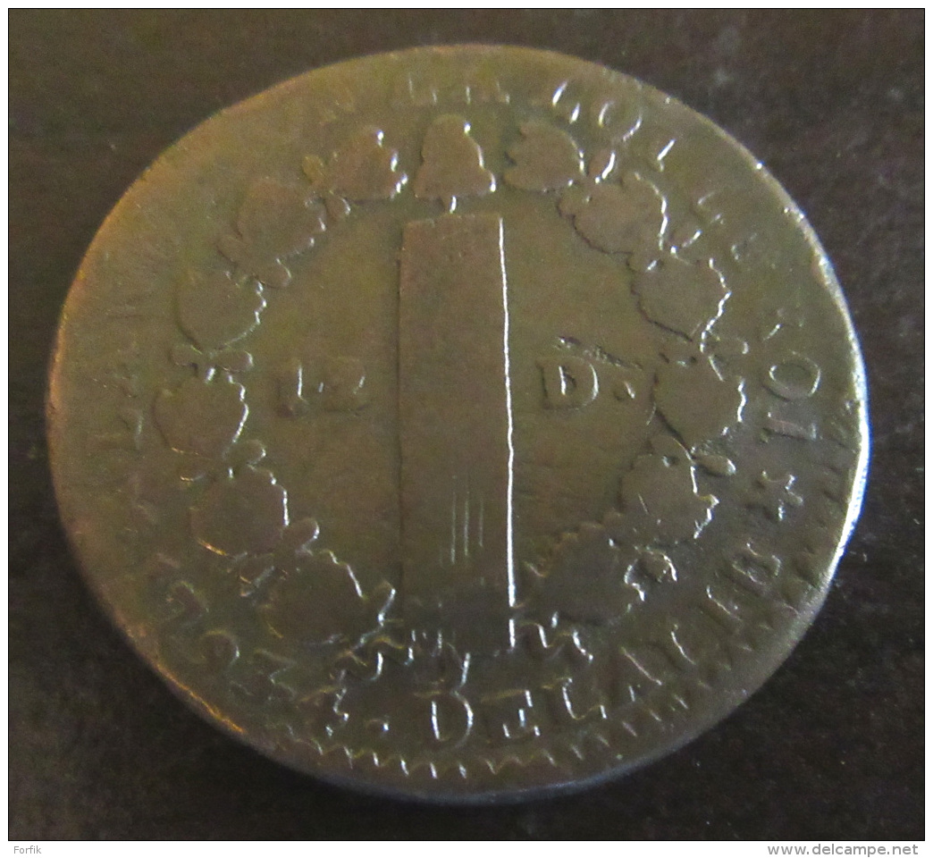 France - Monnaie Royale / Révolutionnaire - 12 Deniers 1793 L (Bayonne) Louis XVI "An 4 De La Liberté" - 1774-1791 Louis XVI