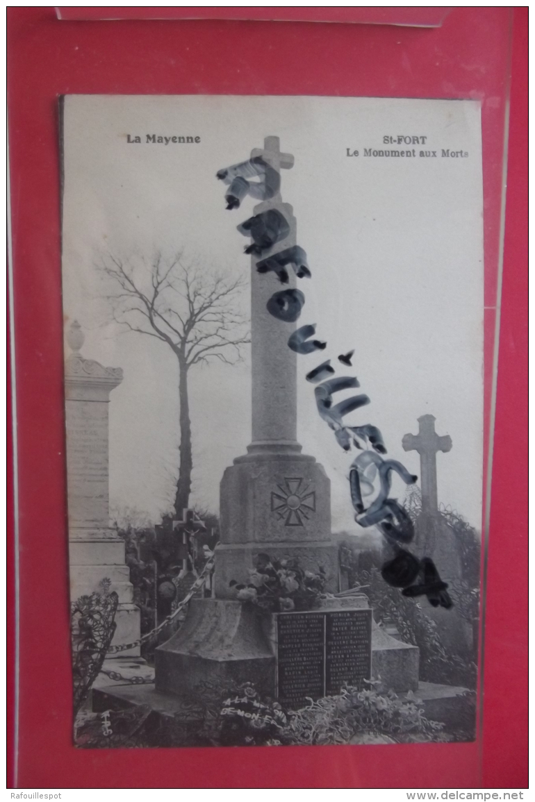 Cp   St Fort Le Monument Aux Morts - Monumenti Ai Caduti