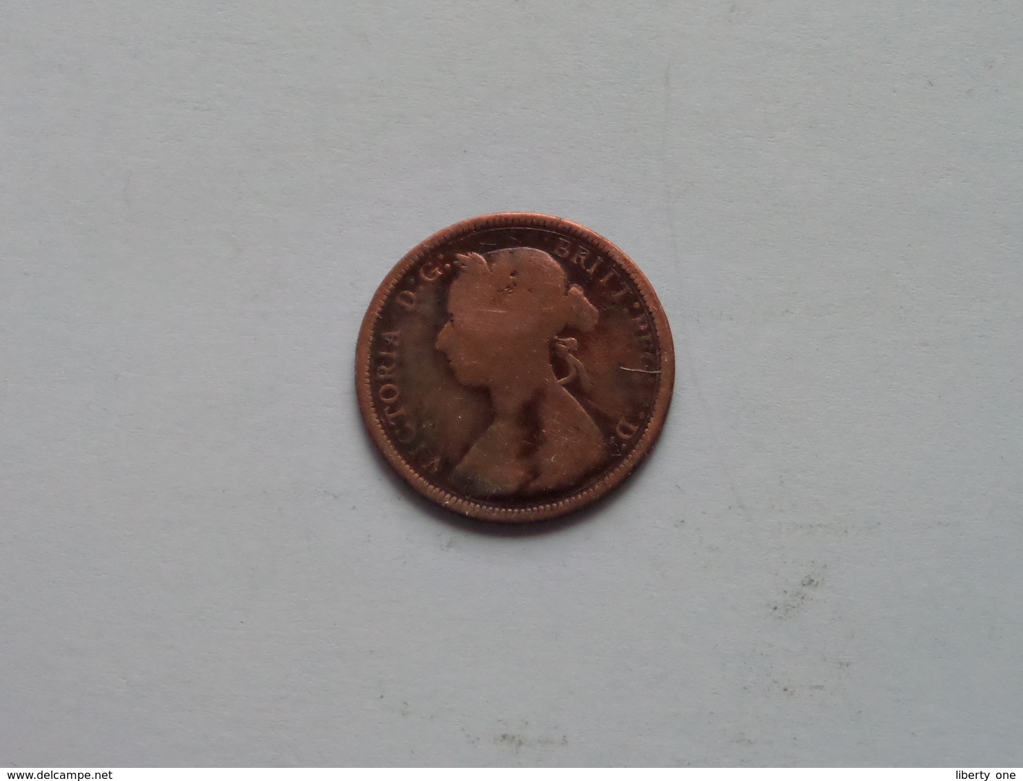 1892 - 1/2 Penny / KM 754 ( For Grade, Please See Photo ) ! - C. 1/2 Penny