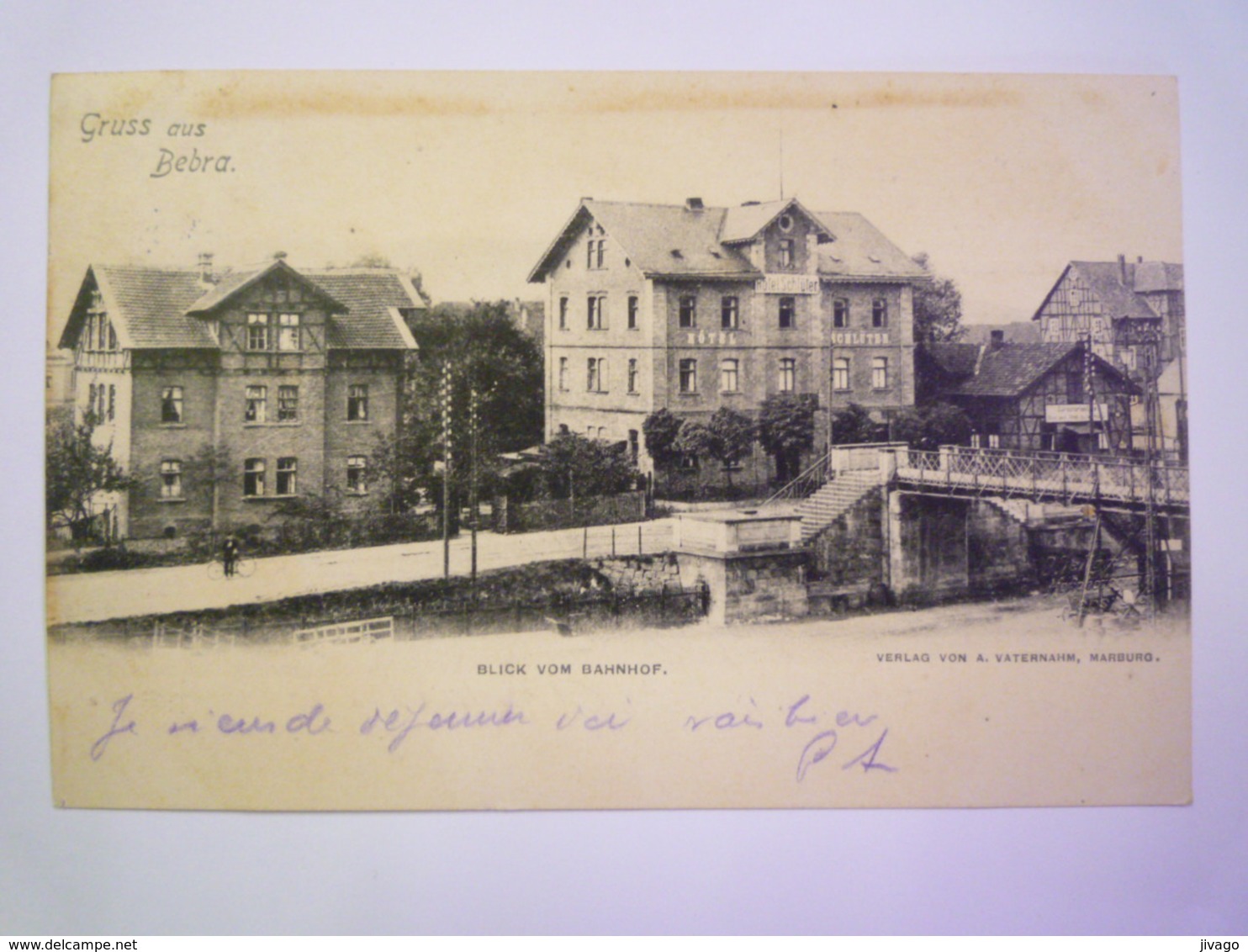 GRUSS Aus  BEBRA  :  Blick Vom  BAHNHOF   1905    - Bebra