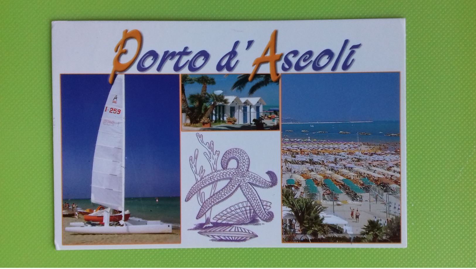 Cartolina PORTO D'ASCOLI - AP - Viaggiata - Postcard - Vedutine - Ascoli Piceno