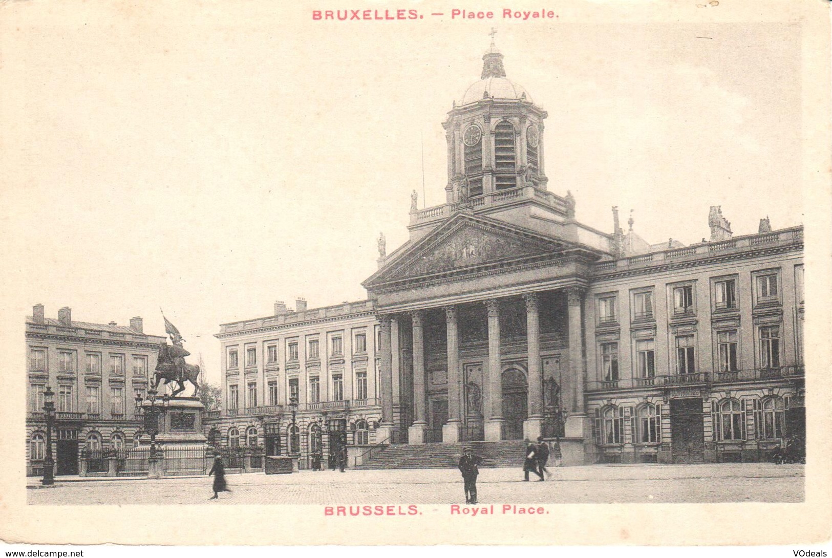 Bruxelles - CPA - Brussel - Place Royale - Squares