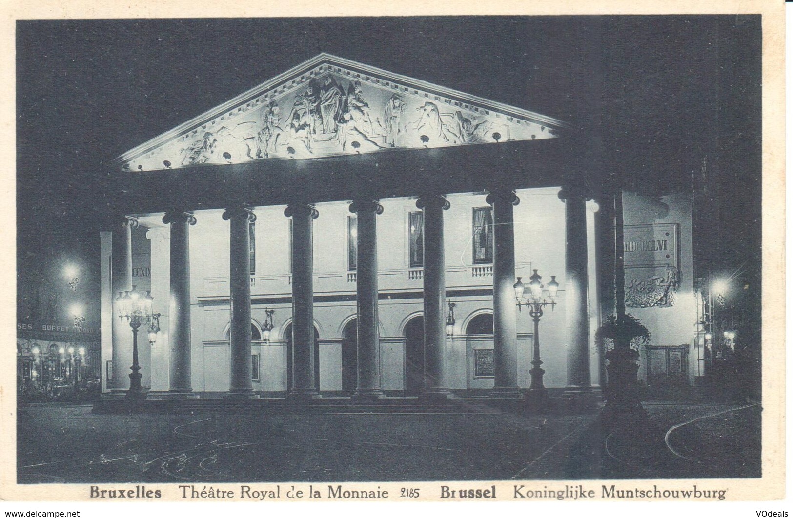 Bruxelles - CPA - Brussel - Théâtre Royal De La Monnaie - Bruxelles By Night