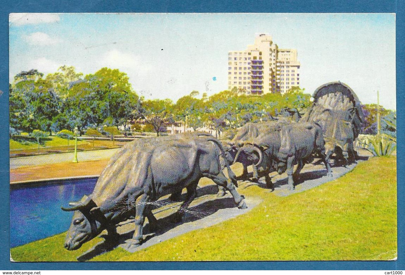 URUGUAY MONTEVIDEO R.O. DEL U. MONUMENTO A LA CARRETA 1964 - Uruguay