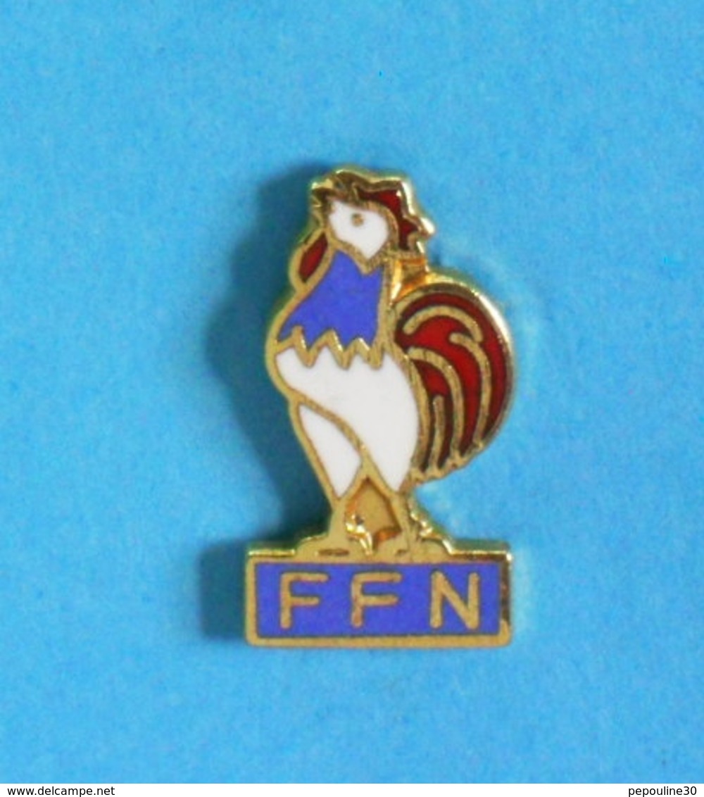 1 PIN'S //   ** F.F.N. ** FÉDÉRATION FRANÇAISE DE NATATION ** - Zwemmen