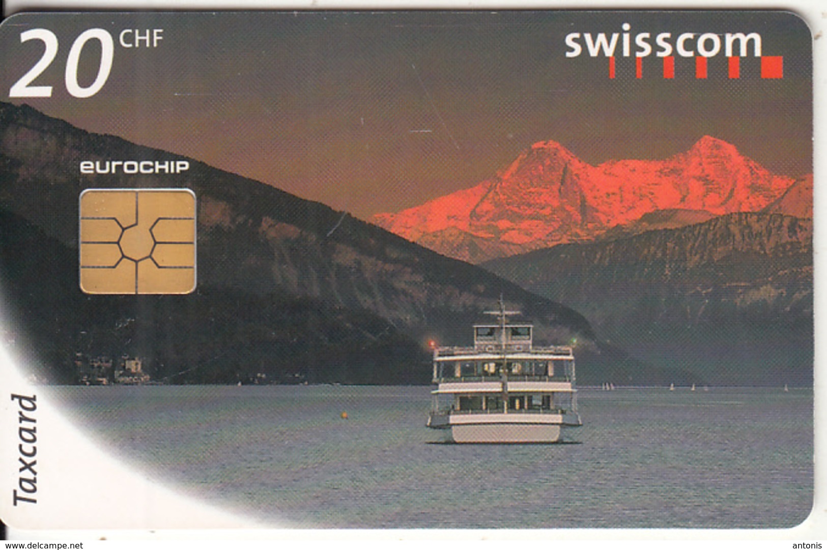 SWITZERLAND - Landscape, Connecting Switzerland/Boat, 07/98, Used - Paesaggi
