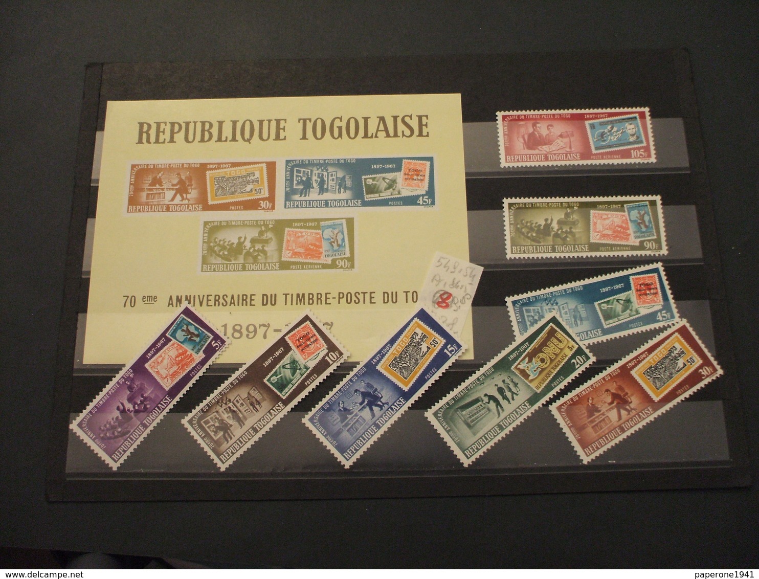 TOGO - 1967  POSTE/TEMATICHE 8 VALORI + BF - NUOVI(++) - Togo (1960-...)