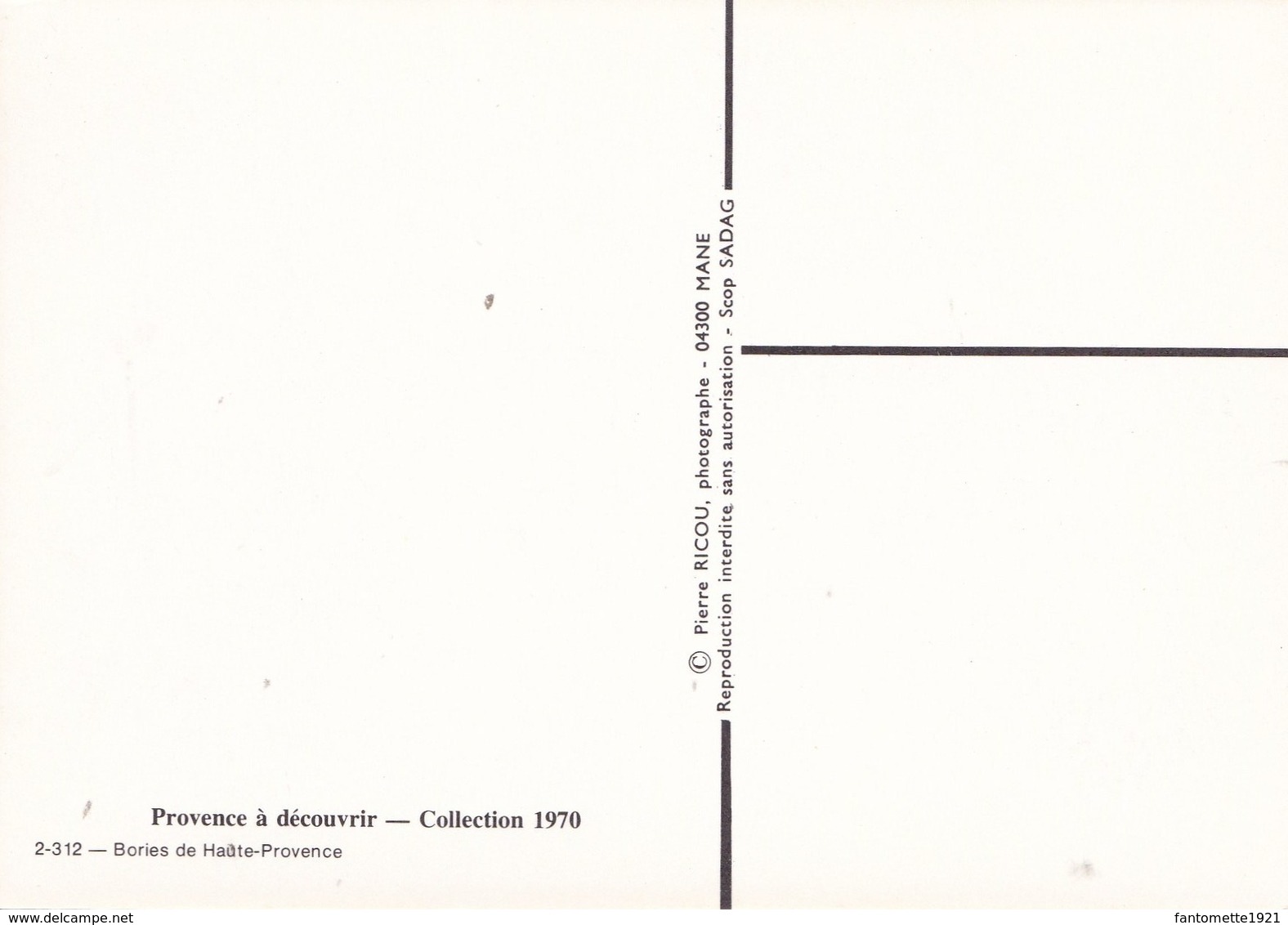BORIES DE HAUTE PROVENCE/COLLECTION 1970 PROVENCE A DECOUVRIR (dil363) - Autres & Non Classés