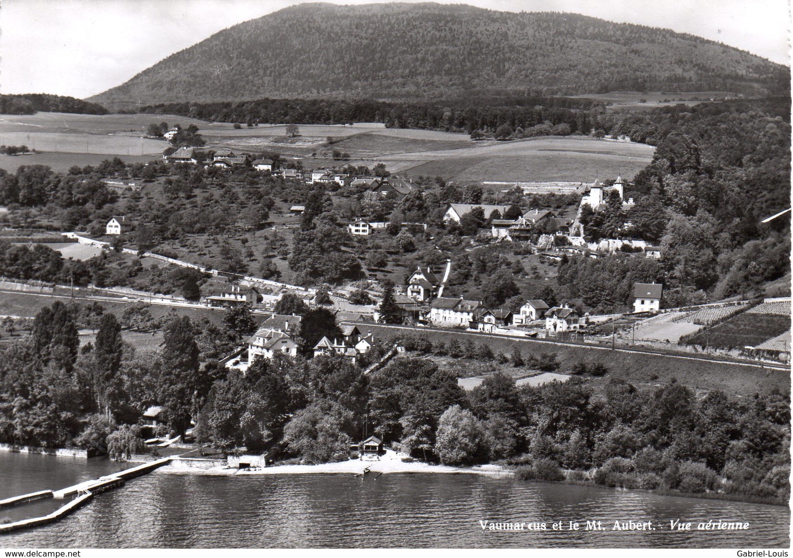 Vaumarcus Et Le Mont Aubert - Vue Aérienne - Vaumarcus