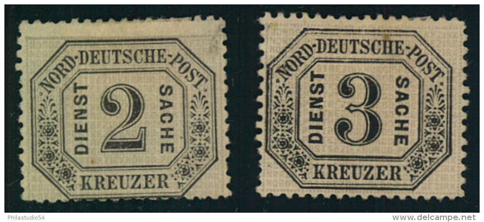 1870, 2 Und 3 Kreuzer Sauber Ungebraucht. (Michel 135,-) - Andere & Zonder Classificatie