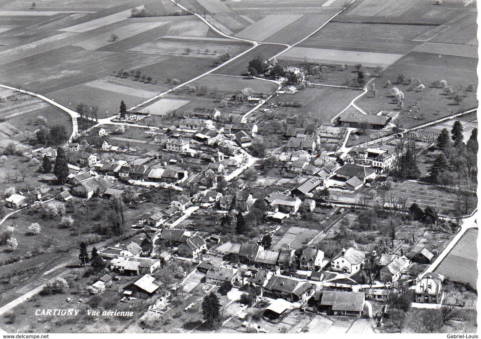 Cartigny Vue Aérienne (Carte Grand Format) - Cartigny