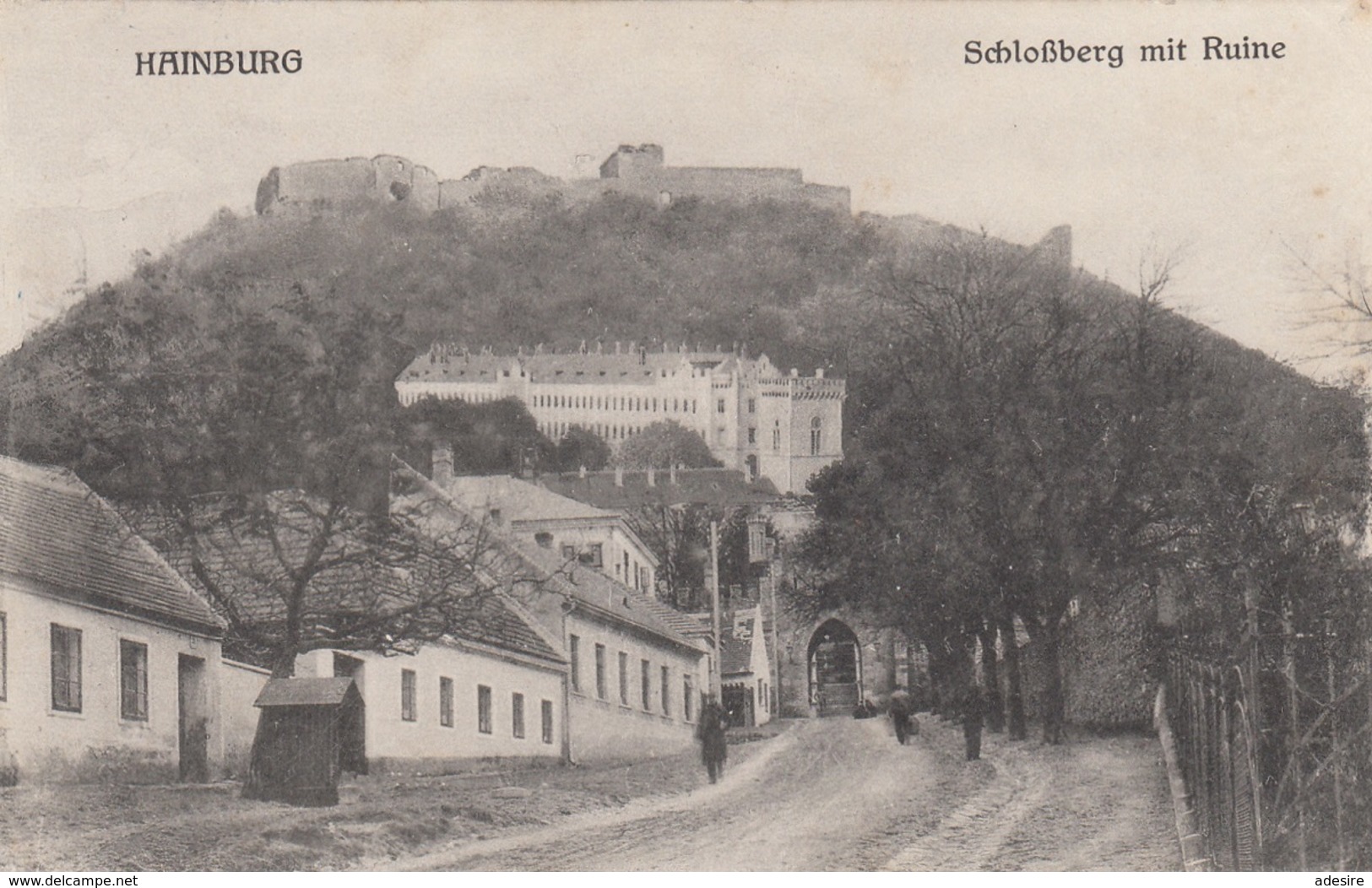 HAINBURG (NÖ) - Schloßberg Mit Ruine, Karte 192?, Gute Erhaltung - Stockerau