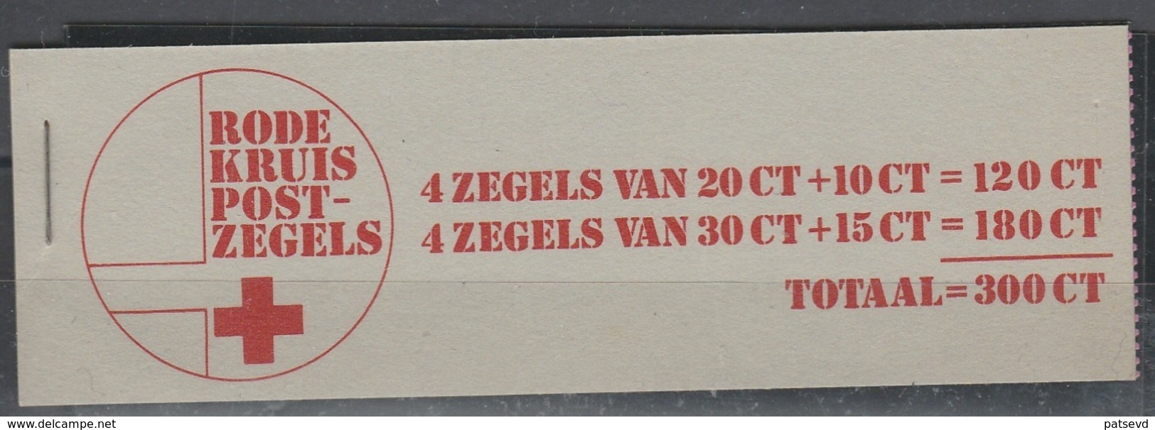 Boekje Rode Kruiszegels Nr 967 +969,strrook Van 4 Zegels ** - Booklets & Coils