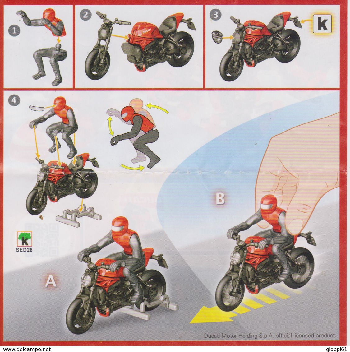 Istruzioni Sorpresina Kinder (fronte E Retro) - Instructions