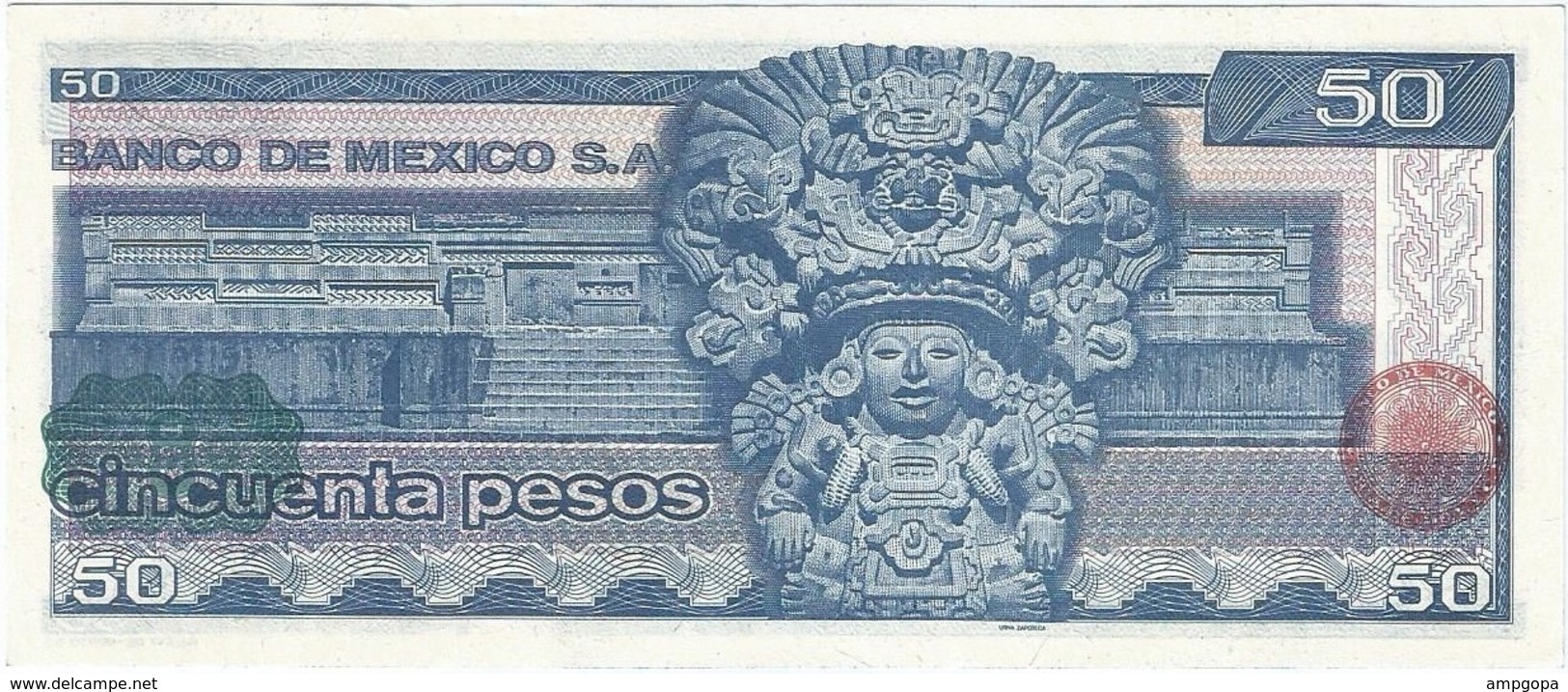 México 50 Pesos 27-1-1981 Pick 73 HQ UNC - Mexique